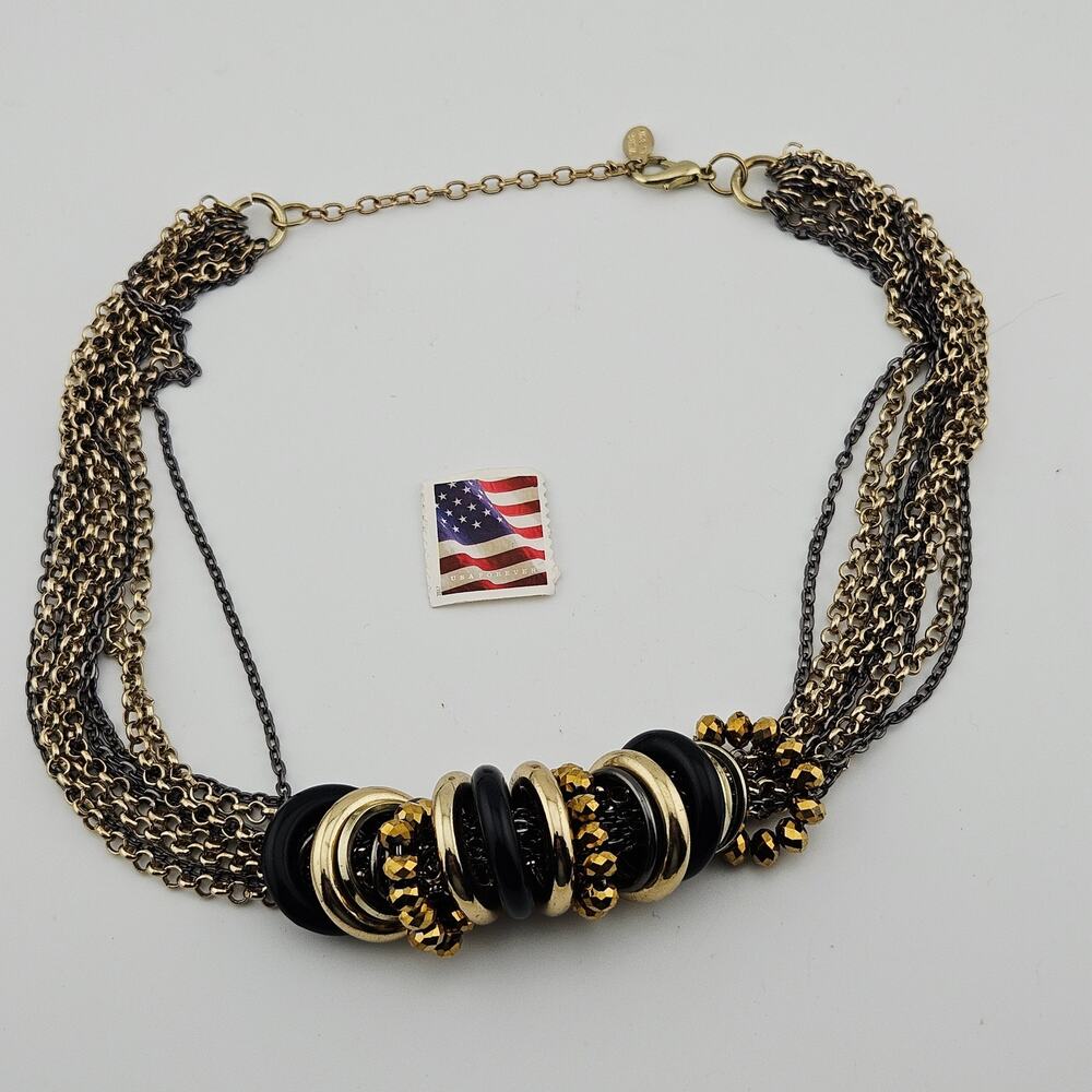 Robert Rose Multichain Beaded Statement Necklace … - image 4